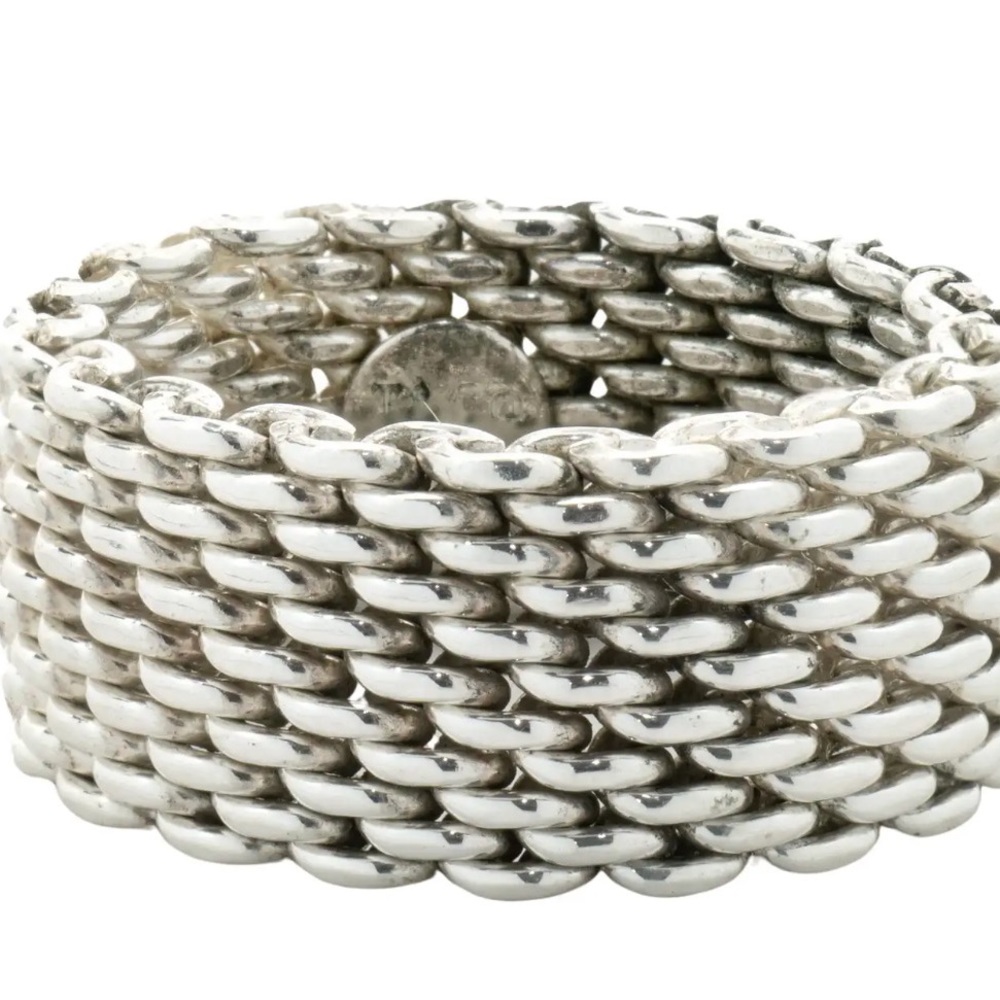 Tiffany’s silver mesh ring ✨🤍 - Picture 3 of 4